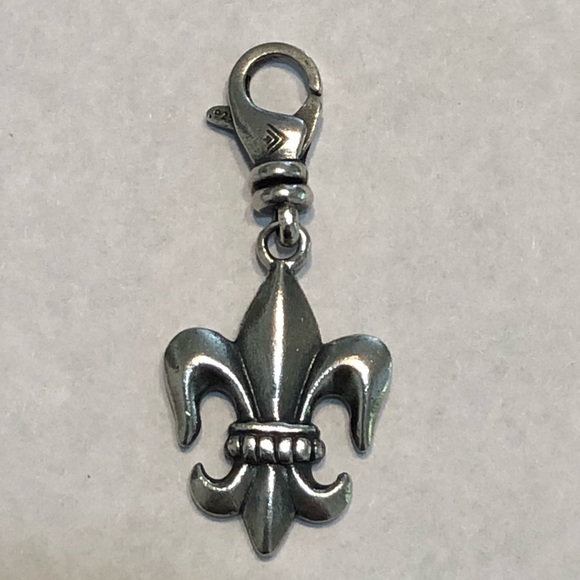 Silpada Jewelry - Silpada Charm - “Fleur de Lis” design - C2603